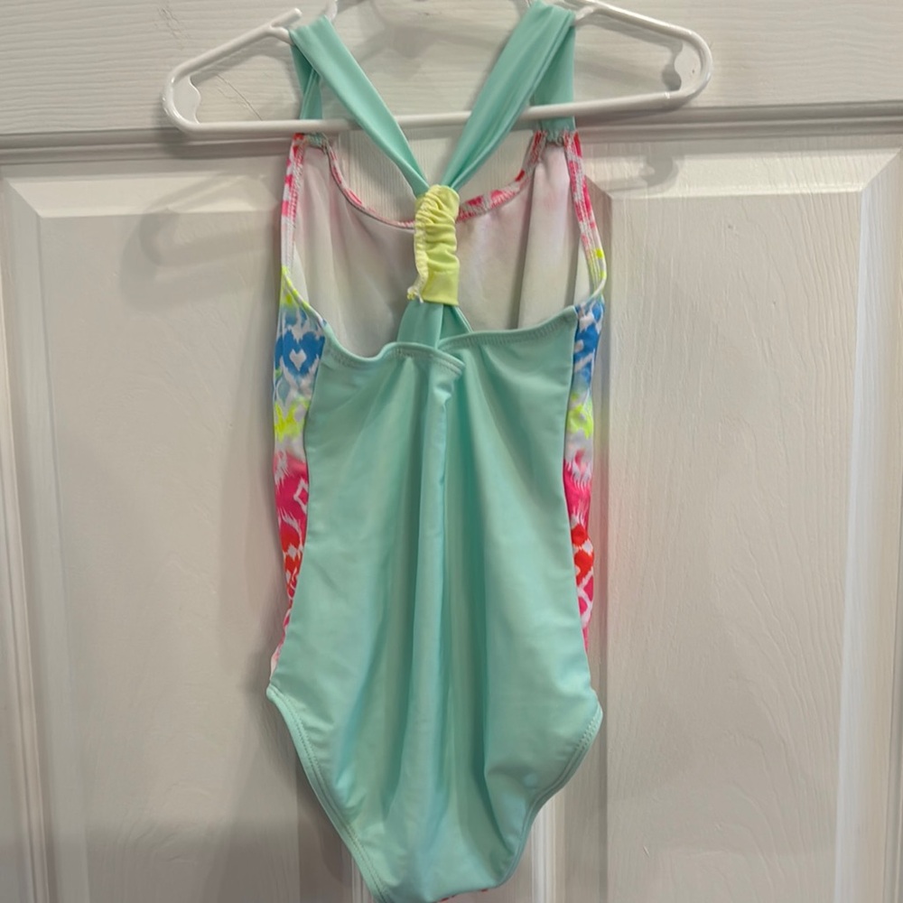 Colorful Patterned One-Piece Swimsuit - Picture 3 of 3